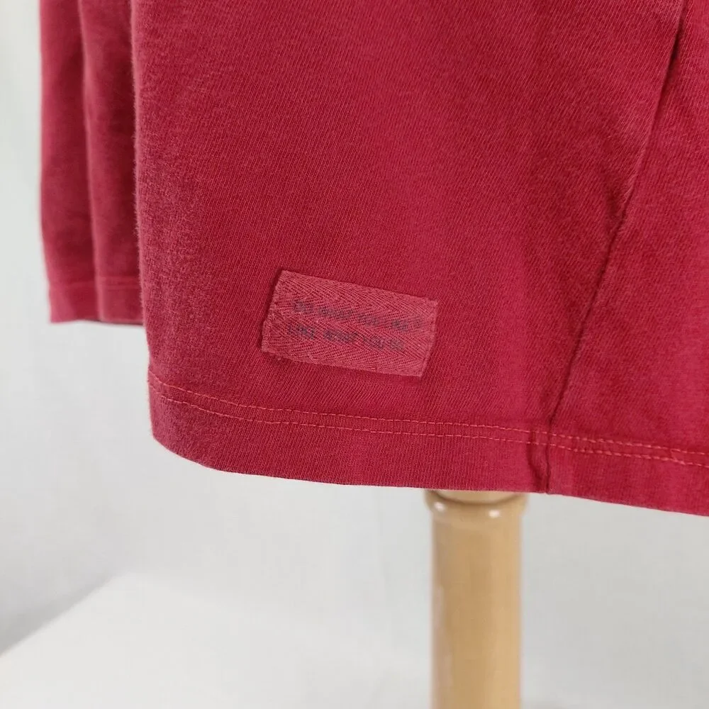 Life Is Good Snowman w/ Skis Red LS T-Shirt Sz XL - Picture 4 of 7